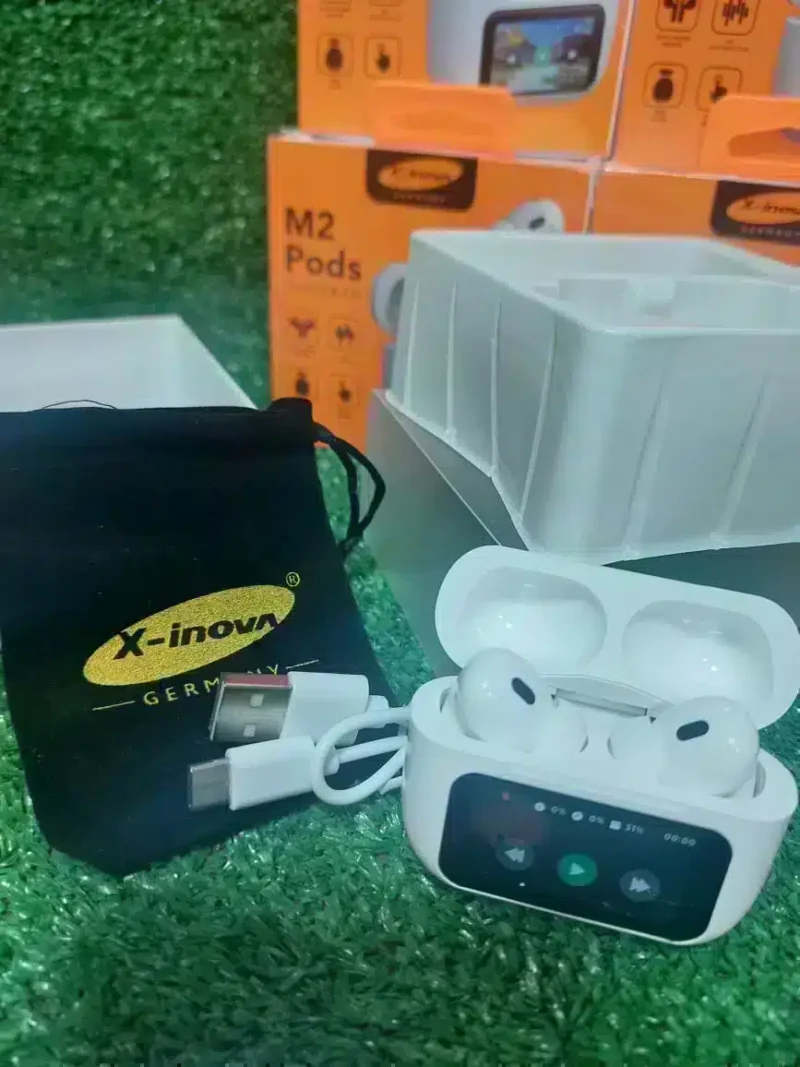 سماعة بودز M2 PODS TWS بلوتوث من X-INOVA شاشة عرض