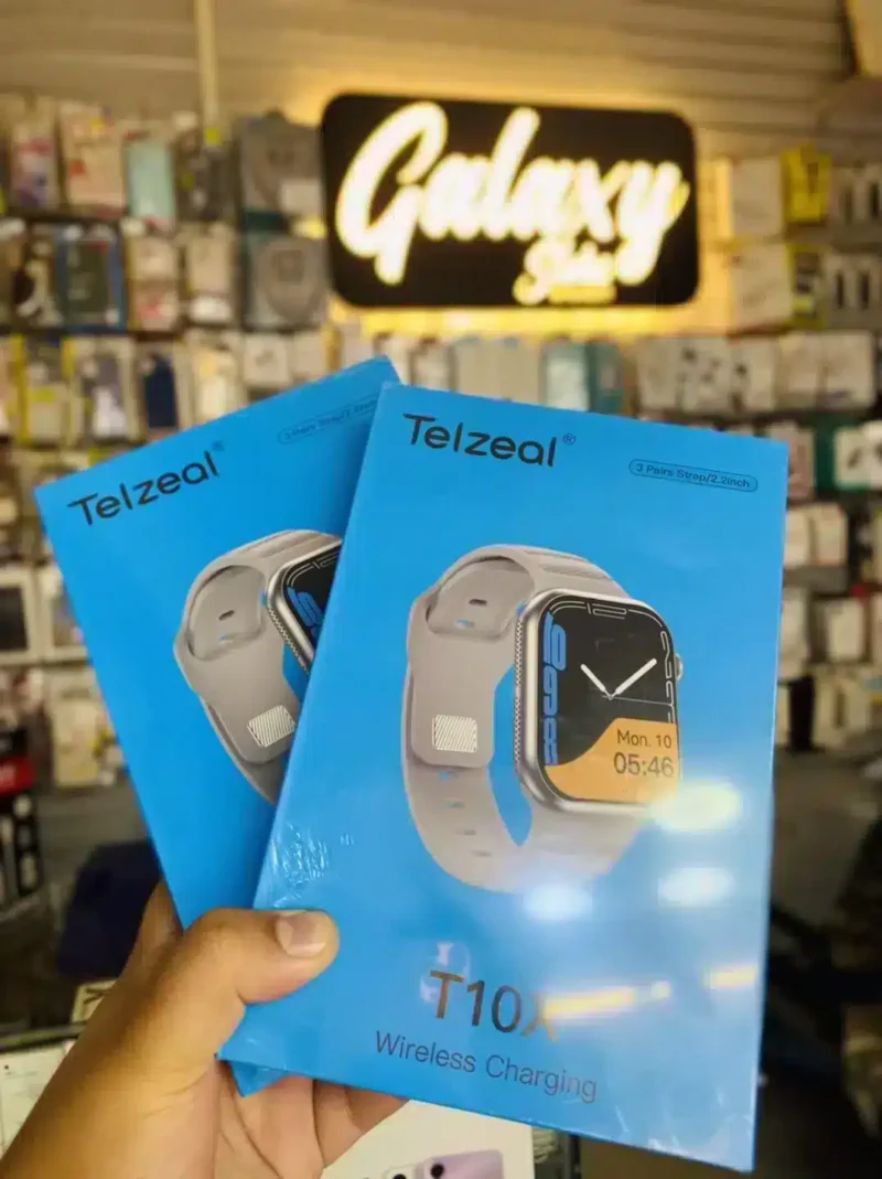 ساعة تيلزيل T10X Series 10 مع 3 ستراب شحن لاسلكى