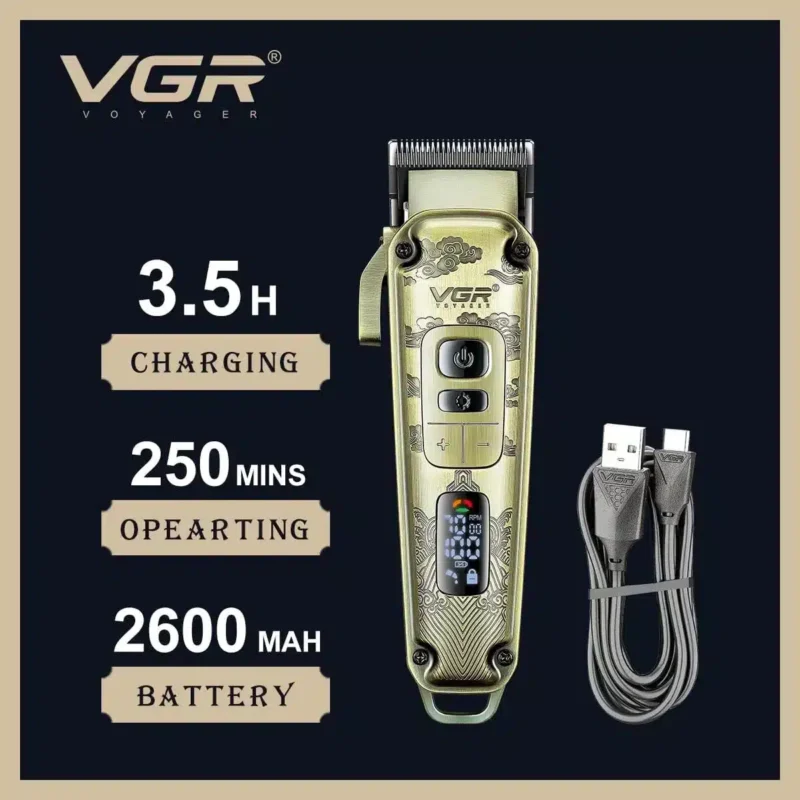 ماكينة حلاقة في جي ار VGR V-005 بشاشة led رقمية