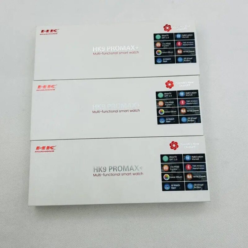 ساعة hk10 ultra 3 لون اسود مواصفات حجم شاشه 2.02 بوصة
