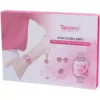 ساعة tc04 ultra mini telzeal لون بينك شحن لاسلكى