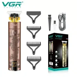 ⁦ماكينة حلاقة vgr v-076 شفرات حلاقة دقيقة وحادة⁩ - الصورة ⁦4⁩