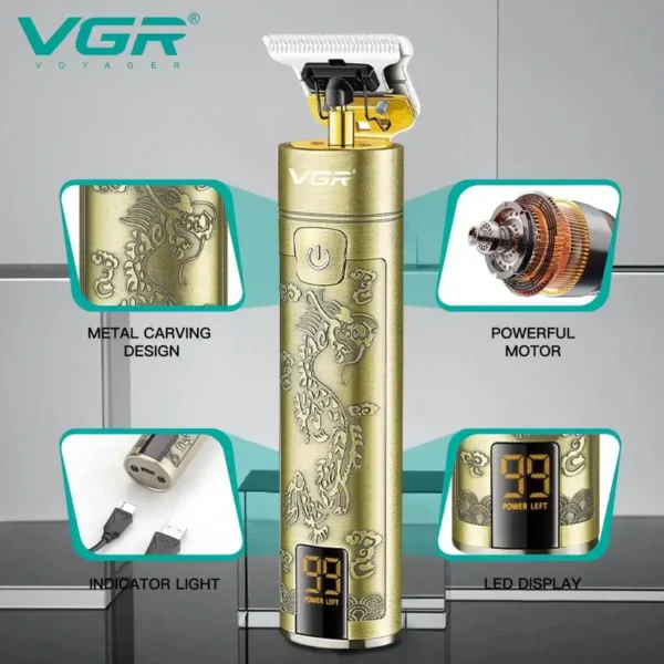 ماكينة حلاقة vgr v 076 شفرات حلاقة دقيقة وحادة