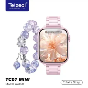ساعه بناتي سمارت Telzeal TC07 Mini مع 7 ستراب