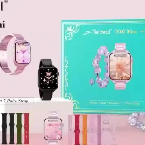 ساعه بناتي سمارت Telzeal TC07 Mini مع 7 ستراب