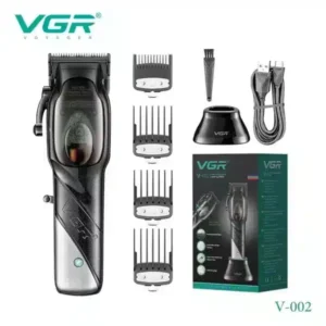 ماكينة حلاقة vgr 002 clipper شحن تحتوي على ثلاث درجات للشعر