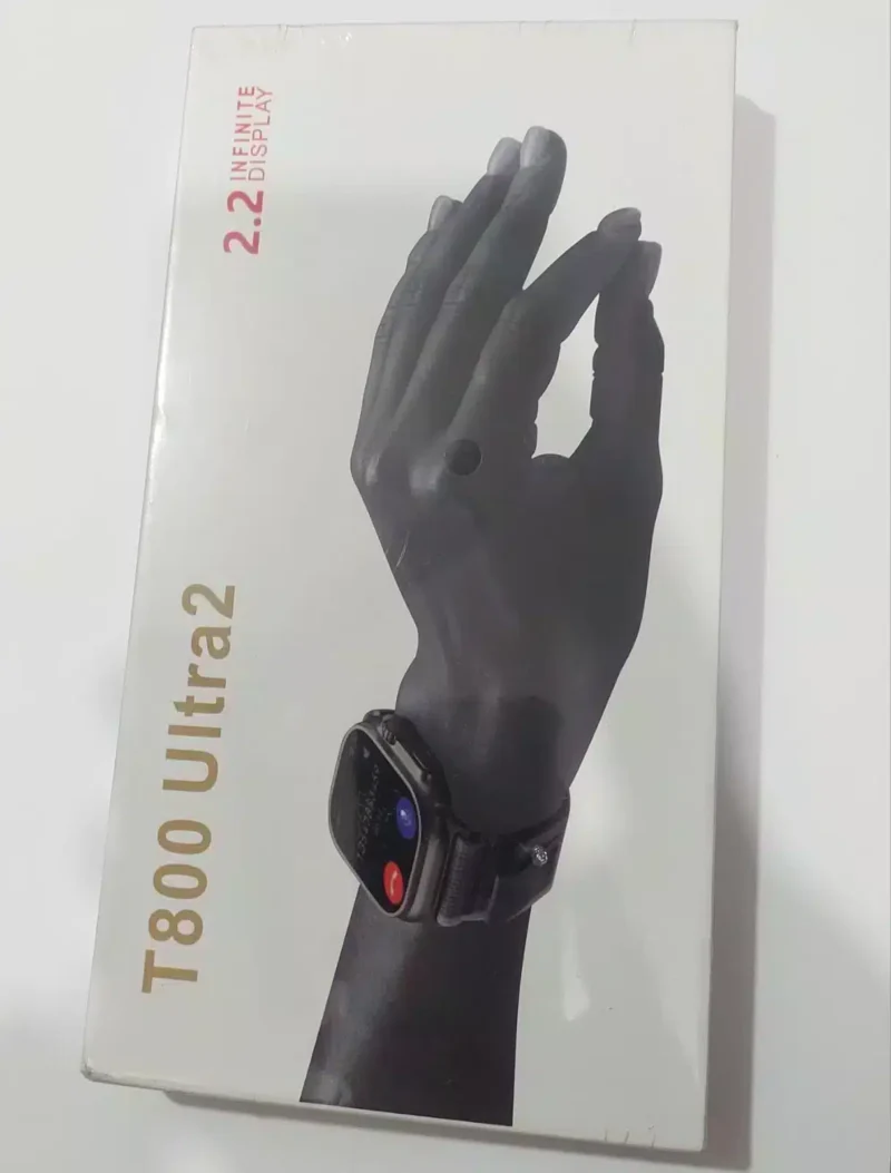 ساعة الترا t800 ultra 2 شاشة كبيرة مقاس 2.2 بوصة