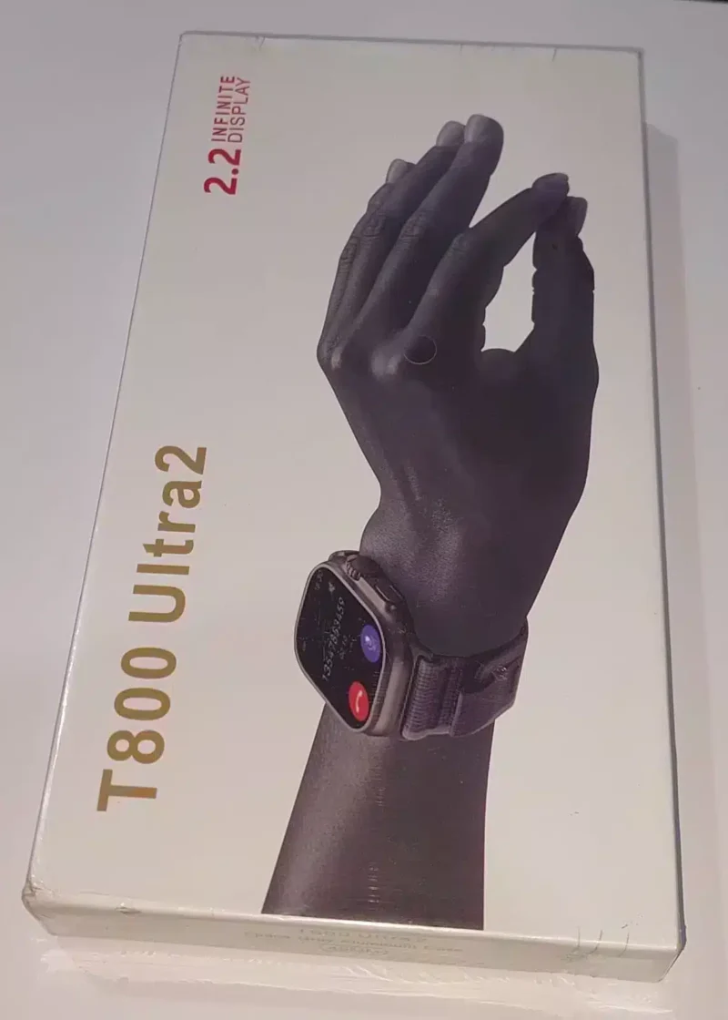 ساعة الترا t800 ultra 2 شاشة كبيرة مقاس 2.2 بوصة