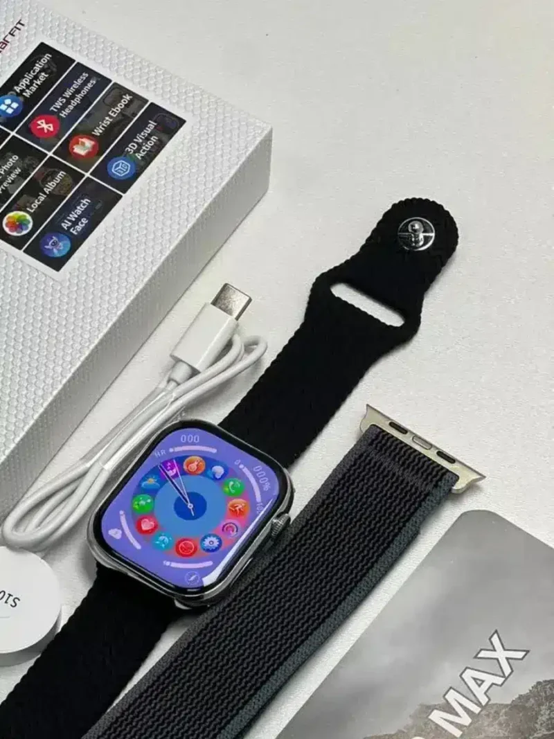 ساعة سمارت HK10 PRO MAX تدعم ال always on display