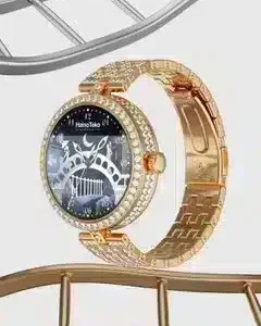 ساعة سمارت حريمي rw 51 haino teko ذهبى من هاينو تيكو