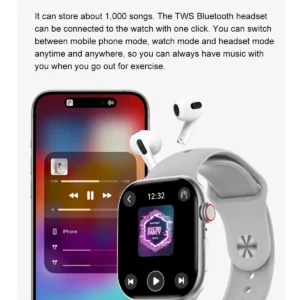 ساعة سمارت dt watch x series 10 أحدث إصدار 2025