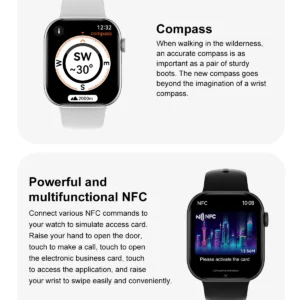 ساعة سمارت dt watch x series 10 أحدث إصدار 2025