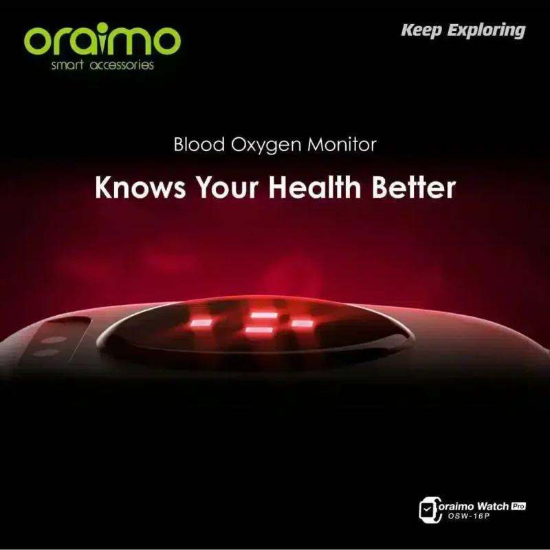 ساعة اورايمو osw-16p oraimo مقاومة للماء
