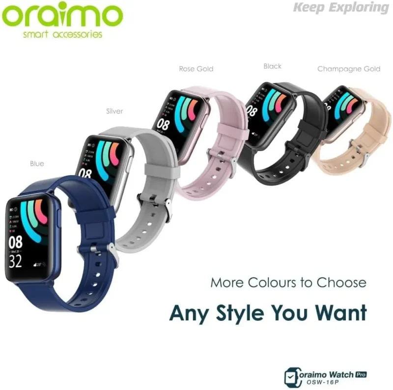 ساعة اورايمو osw-16p oraimo مقاومة للماء