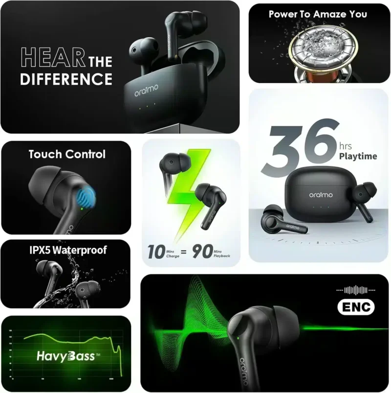 سماعة اورايمو oraimo freepods 3c بلوتوث OEB-E104DC