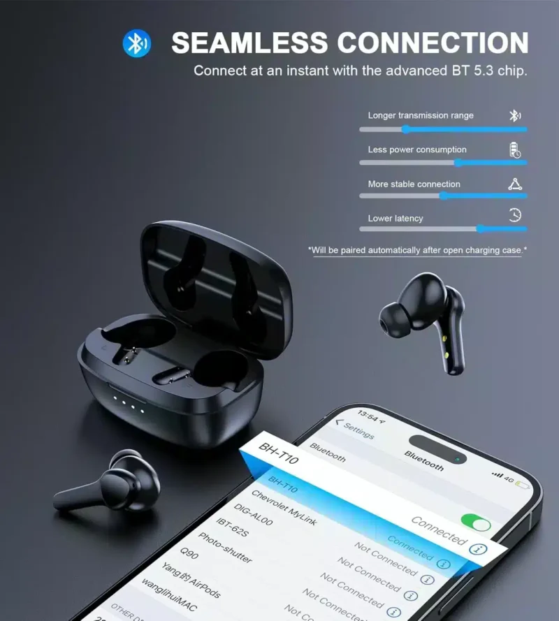 سماعة ايربودز BH-T18 Earbuds بلوتوث من Choetech
