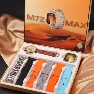 ساعة سمارت JSYES m72 max مع 7 ستراب وساعة هدية