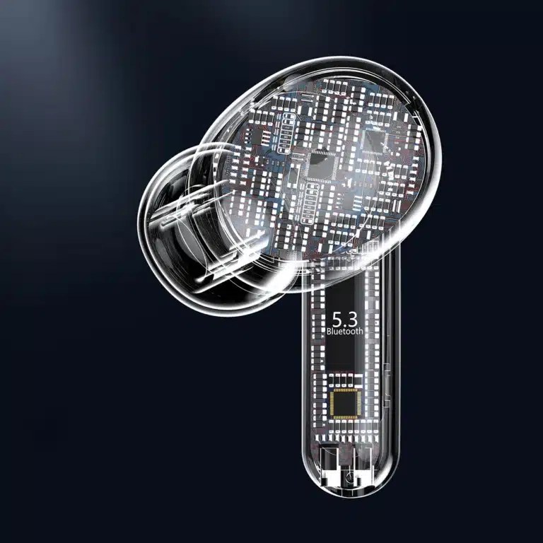 سماعة ايربودز choetech bh-t17 ENC خاصية عزل الضوضاء 5 تشويتك سماعة أذن تعمل باللمس مع علبة شحن دوارة BH-T17