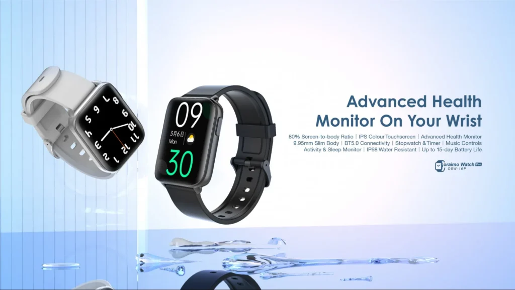 ساعة اورايمو osw-16p oraimo مقاومة للماء