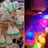 فرع نور رمضان سريا لمبات ديسكو 16 لمبة زينة 3.5 متر