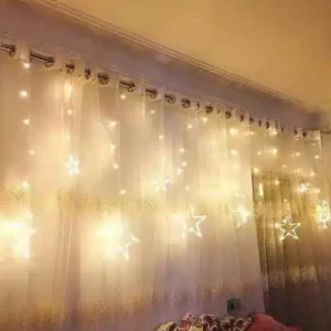 ستارة رمضان المضيئة هلال ونجمة زينة ليد للاحتفال إضاءة وورم