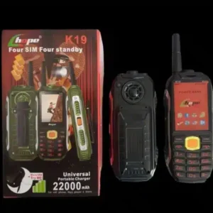 تليفون الصحراء موبايل هوبى Hope K19 يدعم 4 خطوط شريحة اتصال
