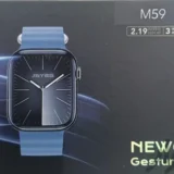 ساعة سمارت jsyes m59 مع 3 ستراب شاشة 2.19 انش