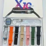 ساعة wisme ws x11 بشاشة اموليد سيريس 10 مع 7ستراب