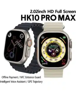 ساعة hk10 pro max مع 2 استراب تدعم الشحن اللاسلكى