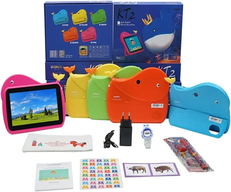 تابلت اطفال واي فاي atouch kt2 ذاكرة 16 و2 جيجا رام 7 بوصة