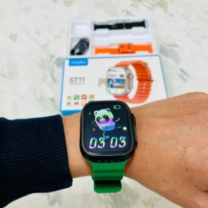 ⁦ساعة بشريحة اتصال ST11 Modio 4G Sim Ultra مع 3 ستراب 64/4⁩ - الصورة ⁦16⁩