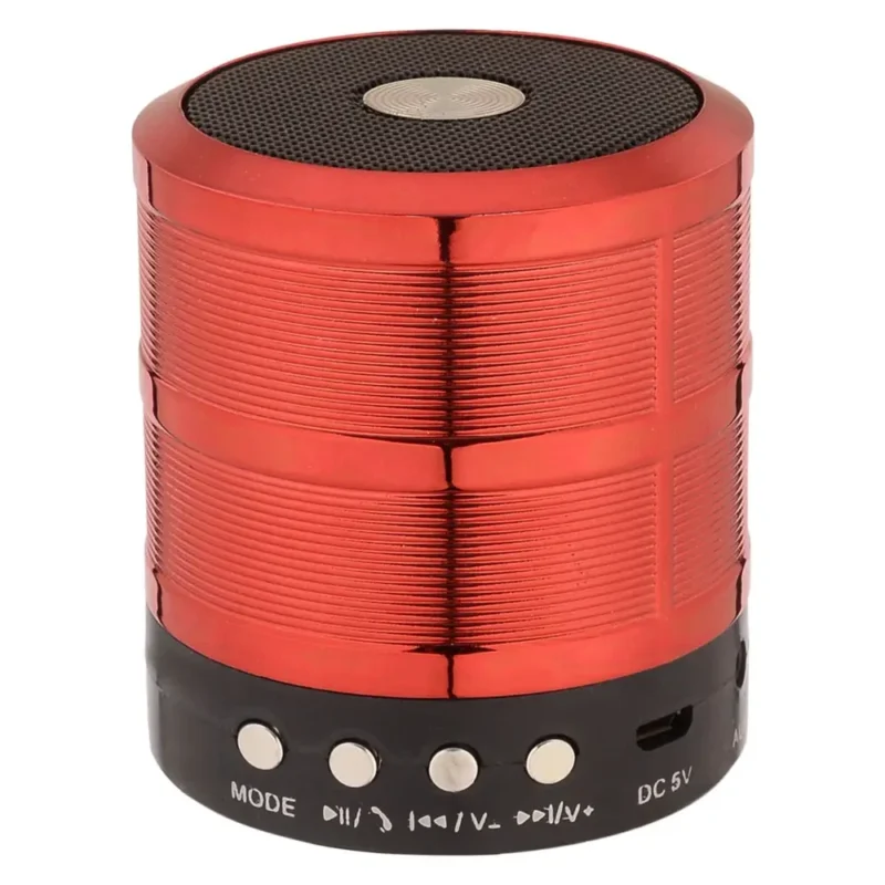 صب بلوتوث محمول صغير Speaker ws-887 لون احمر