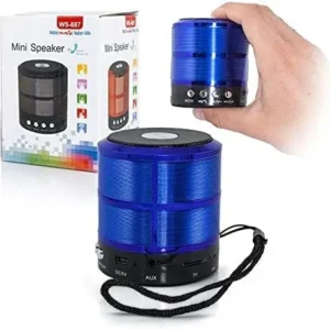 صب بلوتوث محمول صغير Speaker ws-887 لون ذهبى