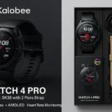 ساعة سمارت دائرية sk38 watch Kalobee شاشة اموليد و3 ستراب لون اسود