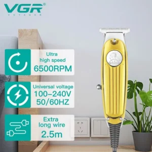 ماكينة حلاقة vgr 122 شفرة من الفولاذ المقاوم للصدأ