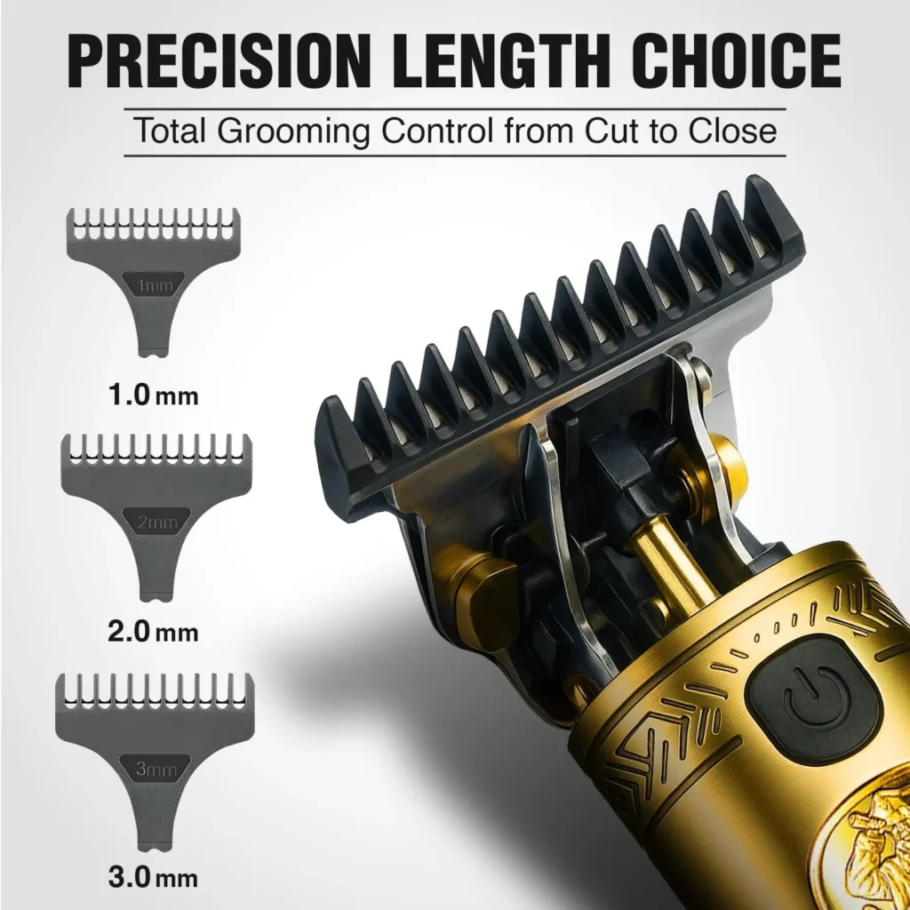 VGR 096 Trimmer أفضل ماكينة حلاقة لتحديد الشعر وتشكيل اللحى بدقة