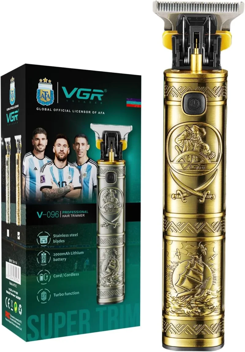 VGR 096 Trimmer أفضل ماكينة حلاقة لتحديد الشعر وتشكيل اللحى بدقة