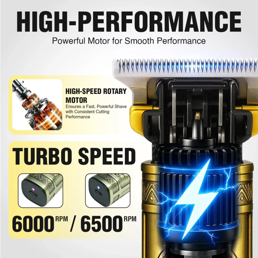 VGR 096 Trimmer أفضل ماكينة حلاقة لتحديد الشعر وتشكيل اللحى بدقة