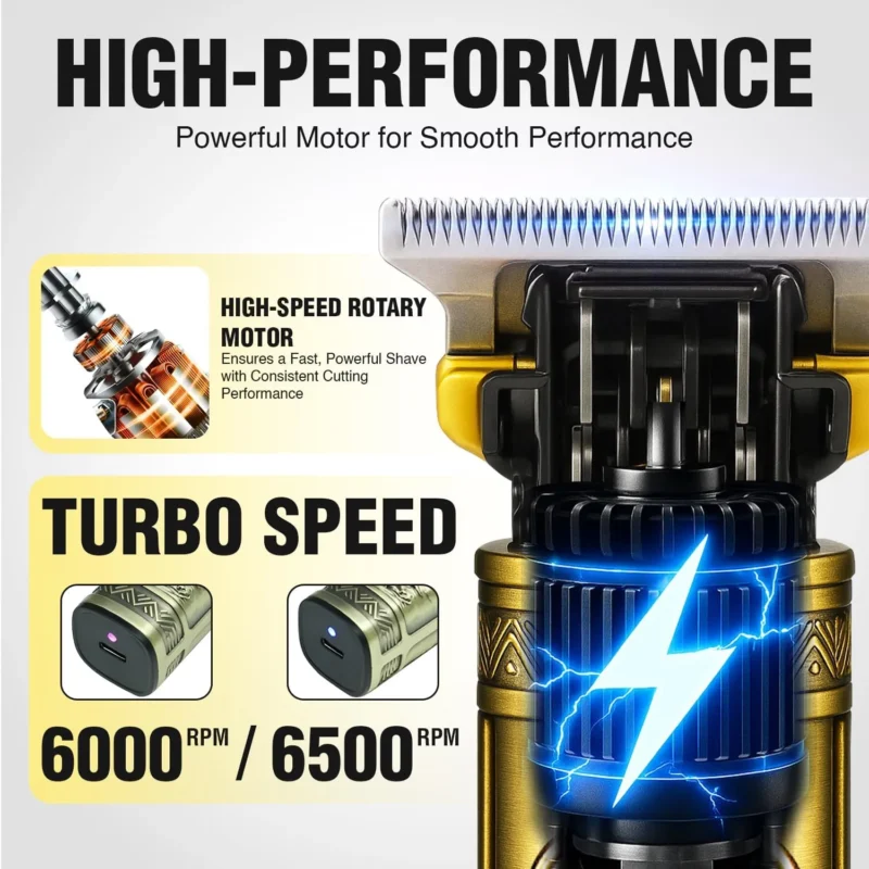 VGR 096 Trimmer أفضل ماكينة حلاقة لتحديد الشعر وتشكيل اللحى بدقة