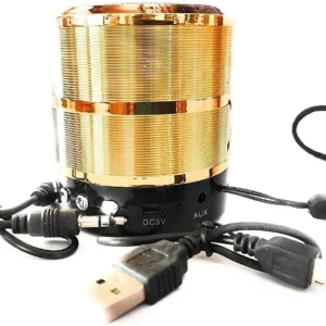 صب بلوتوث محمول صغير Speaker ws-887 لون ذهبى