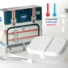 لانش بوكس مع زجاجة للمشروبات الساخنة و الباردة من ماكس بلاست
