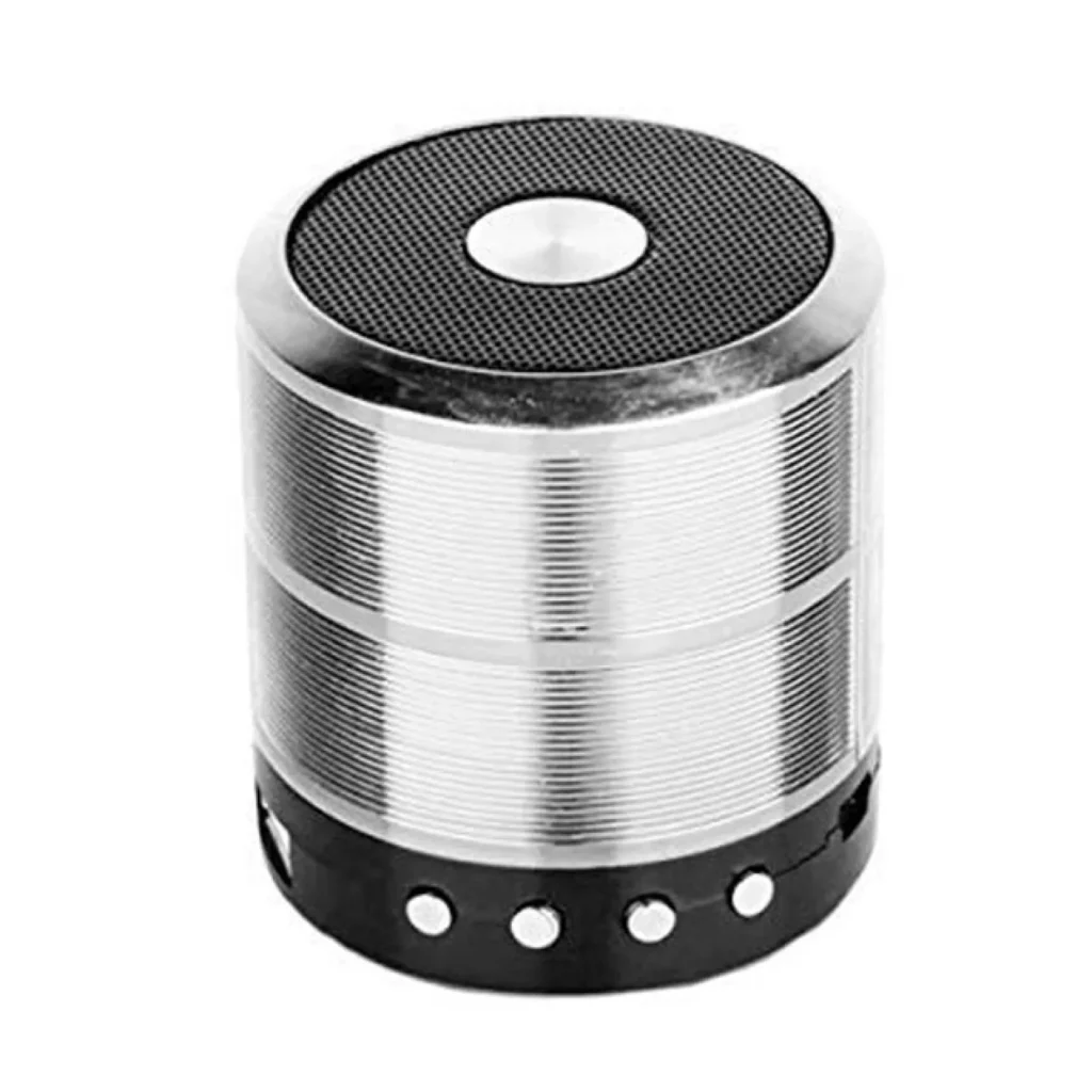 صب بلوتوث محمول صغير Speaker ws-887 لون سيلفر