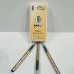 قلم جيل py-8018 للكتابة علبة من 12 قطعة - ازرق
