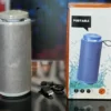 صب محمول فى اليد مضىء بلوتوث gt-112 صوت عالى لون فضى