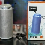 صب محمول فى اليد مضىء بلوتوث gt-112 صوت عالى - فضى