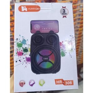 صب بلوتوث مضىء HURRYLEE HR306 فلاشة وميمورى