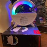 صب اباجورة مضىء zqs-1228 بلوتوث يدعم فلاشة وميمورى