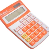 اله حاسبه 14 رقم Atmiai AT-2502C شاشة lcd لون برتقالى