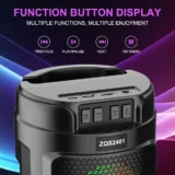 صب لاسلكى مضىء 4 بوصة ZQS2401 Daul 4 صوت ستريو