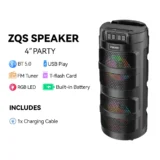 صب لاسلكى مضىء 4 بوصة ZQS2401 Daul 4 صوت ستريو